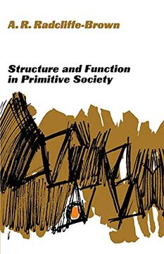 portada Structure and Function in Primitive Society: Essays and Addresses (in English)