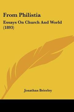 portada from philistia: essays on church and world (1893) (en Inglés)