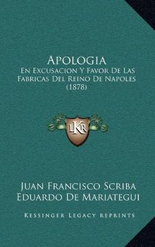 portada Apologia: En Excusacion y Favor de las Fabricas del Reino de Napoles (1878)