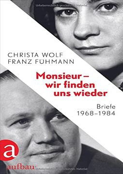 portada Monsieur? Wir Finden uns Wieder: Briefe 1968? 1984 (in German)