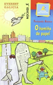 portada O homiño de papel (Montaña encantada) (en Gallego)