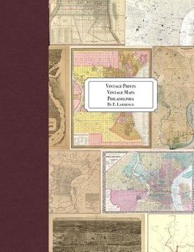 portada Vintage Prints: Vintage Maps: Philadelphia (en Inglés)