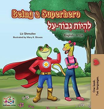 portada Being a Superhero: English Hebrew Bilingual Book (en Hebrew)