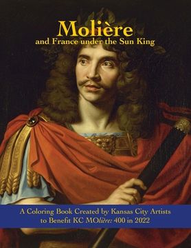 portada Molière and France under the Sun King: A Coloring Book (en Inglés)