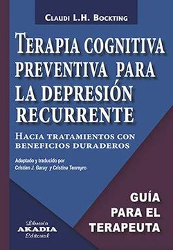 portada Terapia Cognitiva Preventiva Para la Depresion Recurrente
