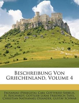 portada Beschreibung Von Griechenland, Volume 4 (in German)