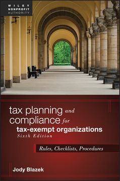 portada Tax Planning and Compliance for Tax-Exempt Organizations (Wiley Nonprofit Authority) (in English)