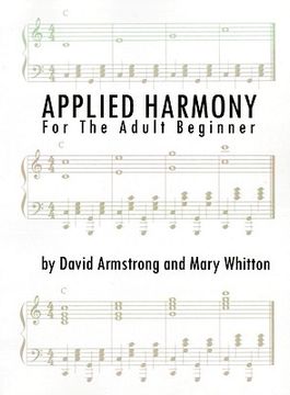 portada applied harmony for the adult beginner (en Inglés)