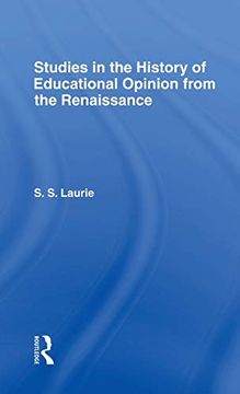 portada Studies in the History of Education Opinion From the Renaissance (in English)