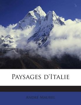 portada Paysages d'Italie (en Francés)