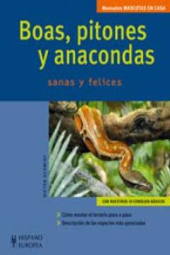 portada Boas, Pitones y Anacondas (Mascotas en Casa) (in Spanish)