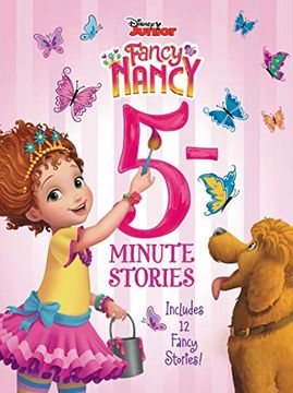 portada Disney Junior Fancy Nancy: 5-Minute Stories: Includes 12 Fancy Stories! (en Inglés)