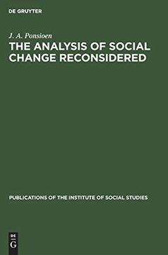 portada The Analysis of Social Change Reconsidered (Publications of the Institute of Social Studies) (en Inglés)