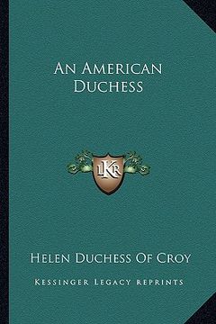 portada an american duchess