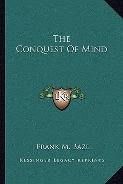 portada the conquest of mind (en Inglés)