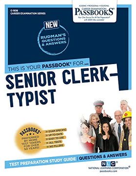 portada Senior Clerk-Typist (Career Examination) (en Inglés)