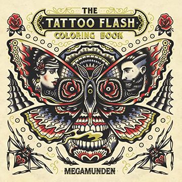 portada Tattoo Flash Colouring Book (in English)