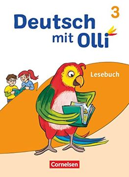 portada Deutsch mit Olli - Lesen 2-4 - Ausgabe 2021 - 3. Schuljahr: Lesebuch - mit Lesetagebuch (en Alemán)