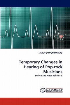 portada temporary changes in hearing of pop-rock musicians (en Inglés)