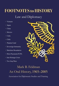 portada Footnotes to History: Law and Diplomacy (en Inglés)