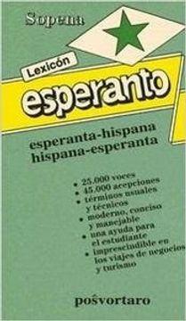 portada Diccionario Lexicon Sopena: Esperanto-Español / Español-Esperanto