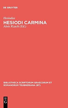 portada Hesiodi Carmina (en Inglés)