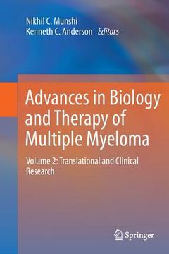 portada Advances in Biology and Therapy of Multiple Myeloma: Volume 2: Translational and Clinical Research