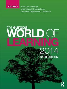 portada The Europa World of Learning 2014 (en Inglés)