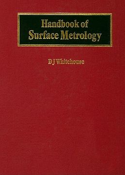 portada handbook of surface metrology (en Inglés)