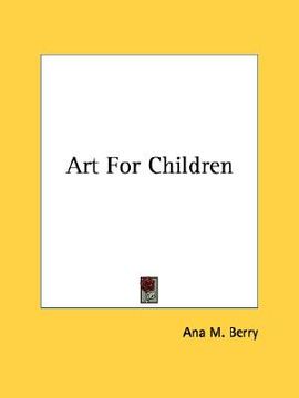 portada art for children (en Inglés)