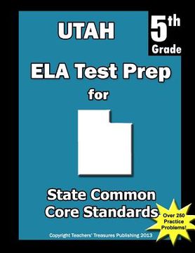 portada Utah 5th Grade ELA Test Prep: Common Core Learning Standards (en Inglés)