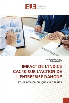 portada Impact de l'Indice Cac40 Sur l'Action de l'Entreprise Danone (en Francés)