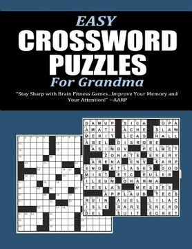 portada Easy Crossword Puzzles For Grandma (en Inglés)