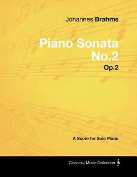 portada johannes brahms - piano sonata no.2 - op.2 - a score for solo piano (en Inglés)