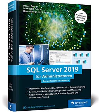 portada Sql Server 2019 für Administratoren: Das Umfassende Handbuch. Inkl. Analysis und Reporting Services (en Alemán)