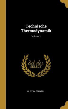 portada Technische Thermodynamik; Volume 1 (en Alemán)