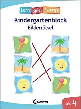 portada Die Neuen Lernspielzwerge - Bilderrã¤Tsel: Kindergartenblock ab 4 Jahre - Lernspiele und ã Bungen Fã¼R Kindergarten und Vorschule (en Alemán)