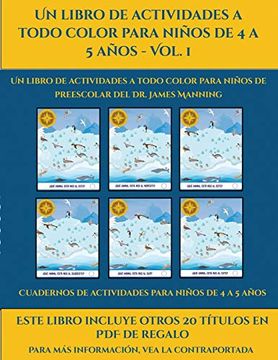 portada Cuadernos de Actividades Para Niños de 4 a 5 Años