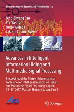 portada Advances in Intelligent Information Hiding and Multimedia Signal Processing: Proceedings of the Thirteenth International Conference on Intelligent Inf (en Inglés)