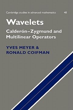 portada Wavelets Hardback: Calderon-Zygmund and Multilinear Operators (Cambridge Studies in Advanced Mathematics) (in English)
