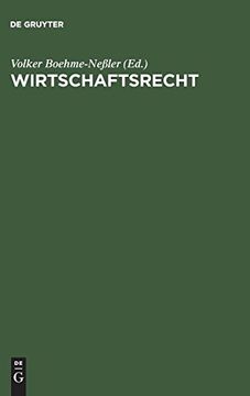 portada Wirtschaftsrecht (in German)