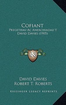 portada cofiant: pregethau ac anerchiadau y david davies (1905)