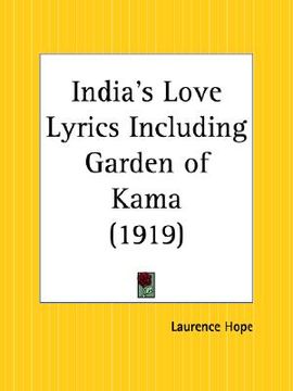 portada india's love lyrics including garden of kama (en Inglés)