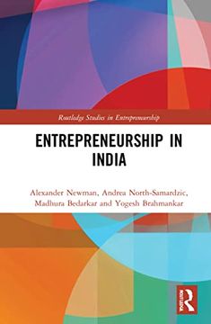 portada Entrepreneurship in India (Routledge Studies in Entrepreneurship) (en Inglés)