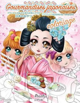 portada Gourmandises japonaises Coloriage (en Francés)