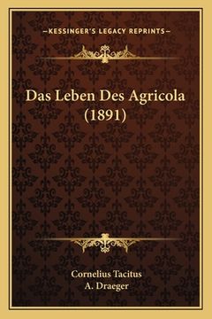 portada Das Leben Des Agricola (1891) (en Alemán)