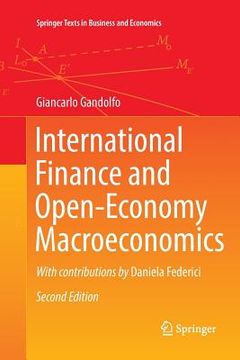 portada International Finance and Open-Economy Macroeconomics (en Inglés)