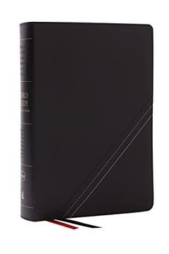 portada Nkjv, Word Study Reference Bible, Bonded Leather, Black, red Letter, Thumb Indexed, Comfort Print: 2,000 Keywords That Unlock the Meaning of the Bible 