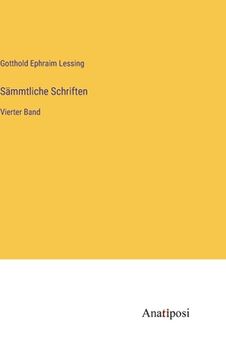 portada Sämmtliche Schriften: Vierter Band (en Alemán)