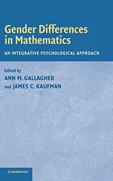 portada Gender Differences in Mathematics: An Integrative Psychological Approach (en Inglés)
